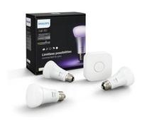 Kit de démarrage 3 ampoules Philips Hue White and Color E27 + pont de connexion Hue Bridge 2ème génération G