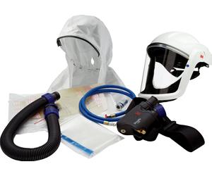 Kit de démarrage 3M Versaflo V-500E pour protection respiratoire à air comprimé pour la purification de l'air, régulateur d'air comprimé V500E, casque M-206, tuyau à air BT-30, M-976, M928, 69501 x1 m