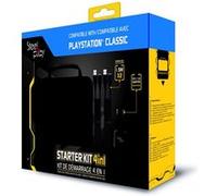 Kit de démarrage 4-en-1 Steelplay Noir pour PlayStation Classic Noir G