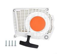Kit de démarrage à bobine 1141 080 2100 de rechange pour tronçonneuse à essence MS261 MS271 MS291 avec cordon de tirage Blanc