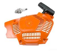 Kit de démarrage à corde de traction conçu pour tronçonneuses H555 565 560XP avec composant de panneau latéral gauche (C)