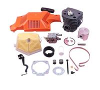 Kit de démarrage à Piston et Cylindre de 46 mm for carburateur 55/51, Filtre, Frein de chaîne, ajusteur de Bande, tronçonneuse