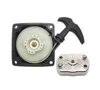Kit de démarrage à Rappel Facile avec molette en Aluminium, Compatible Les Moteurs tondeuses Gazon 40-5, 44-5, 33, CG430 et 44F-5. Pièce Rechange for débroussailleuse(Starter and Dial)