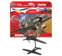 Airfix Kit de démarrage A55014 Messerschmitt Bf109F-4 - Maquette plastique, décalcomanies et peinture