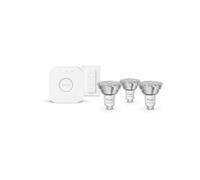 Kit de démarrage ampoules GU10 Philips Hue White and Color Ambiance 3x345 lm Bridge et variateur Blanc