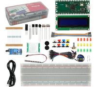 Kit De Démarrage Basique Pour Rasp-Pi Pico Rasp-Pi Pico Kit Avec Rp2040 Cartes De Développement,Module I2C Lcd,9G Micro Servo Compatible Avec Raspberry Pi Pico