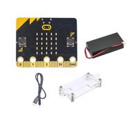 Kit de démarrage BBC Microbit Go Micro:Bit Projets de bricolage BBC Carte de développement d'apprentissage programmable avec coque de protection