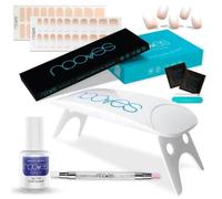 Kit De Démarrage Beauty Nude 2 Autocollants À Ongles En Gel PrécuréLampe Uv/LedGel Top Coat GlossyQuartz Stick Multicolore