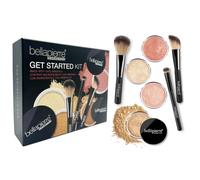 Kit de démarrage Bellapierre | Comprend 2 fonds de teint minéraux, 1 blush et 1 poudre bronzante | Essentiels de maquillage minéral | Non toxique