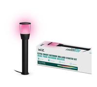 WiZ Elpas Lampe d'extérieur LED réglable en blanc et couleur, variable, blanc chaud à froid, 16 millions de couleurs, contrôle intelligent via application/voix via WiFi, kit de démarrage