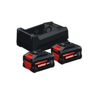 Bosch EXBA18V-55 Batterie Kit De Démarrage (2x 5,5 Ah) + Chargeur