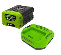 Greenworks Pack 60V GSK60B2 Batterie 2,0 Ah Li-ion + Chargeur