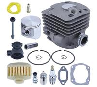 Kit de démarrage d'admission de piston de cylindre de 50 mm pour la maison 365 362 371 372 XP Chronçonneuse Remplacement 503909271 w Joint de filtre à air de carburant