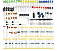 Kit de Démarrage de Base pour Ardu37UNO MEIncome 2560 Raspberry Pi, Nouveaux Composants Électroniques, avec Buzzer LED, Résistance, Puzzles Set