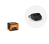 Kit de démarrage de batterie Stihl avec 1 batterie AK 10 et chargeur AL 101