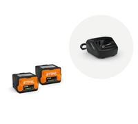 Kit de démarrage AK 20 STIHL paire de piles STIHL avec chargeur AL 101