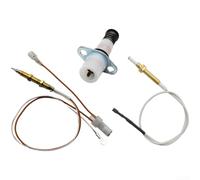 Kit de démarrage de camping Électrode d'allumage à gaz - Interrupteur d'allumage piézo avec thermocouple pour cuisinière, barbecue portable (2)