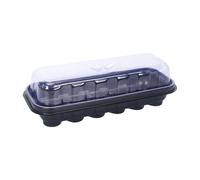 Kit de démarrage de de - Plateau de propagation à 12 cellules avec couvercle transparent d'humidité | Culture de pour serres d'intérieur, jardinage, légumes, fleurs, C