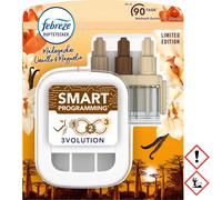 Febreze 3Volution Kit de démarrage avec diffuseur de parfum frais et 3 parfums alternés pour éliminer les odeurs 20 ml