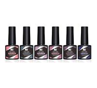 Kit de démarrage de gel à ongles avec couleurs assorties, lot de 6 flacons durables pour travaux ménagers, faciles à utiliser et sans danger pour la peau, excellent salon de beauté à domicile