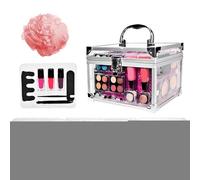 Kit de démarrage de maquillage pour débutants | Trousse de maquillage portable | Vitrines cosmétiques pour adolescent, voyage, théâtre, mariage