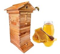 Kit De Démarrage De Ruche avec Fenêtre D'observation Et Bec Verseur À Miel - Kit Complet for Apiculture Et Pollinisateurs De Jardin