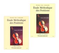 Kit de démarrage: Ecole du violon - Etude méthodique des positions 1er cahier - IIIe position et 2eme cahier - IIe et IVe positions + Cahier de musique Soundman + 2 crayons