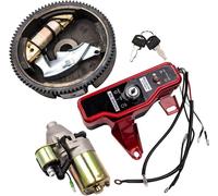 Kit de démarrage électrique avec interrupteur d'allumage pour moteurs Honda GX160 GX200
