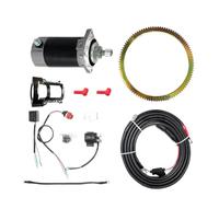 Kit de démarrage électrique Compatible avec Le Moteur Hors-Bord DT40 40HP 2 Traits Comprend Le Relais de Moteur de démarrage et Le redresseur