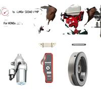 Kit de démarrage électrique GX390, comprenant un volant d'inertie, un boîtier d'allumage, une construction durable