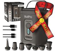 Kit de démarrage électrique pour narguilé avec lampe de camping - Rechargeable avec lampe de camping - Mini souffleur à charbon de bois portable - Compresseur d'air