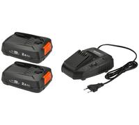 Gardena Ensemble de batteries P4A – 2× PBA 18V/45 + chargeur AL 1830 CV – Pack