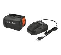 GARDENA Starter-Kit P4A PBA 18V/72 4.0 Ah+ AL 1830 CV - Akku - 4.000 mAh Ensemble de batterie et de chargeur