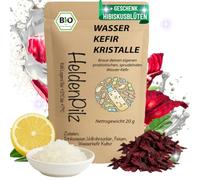 Kit de démarrage kéfir d'eau Kit kéfir DIY Champignon kéfir original dans un paquet sans souci complet avec cristaux japonais actifs Circulation de kéfir puissante pour un démarrage parfait
