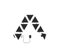 Kit de démarrage LED décoratif - Nanoleaf Shapes - Black Triangles Starter Kit