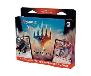 Kit de démarrage Magic: The Gathering 2023 - Apprenez à Jouer avec 2 Decks prêts-à-Jouer + 2 Codes pour Jouer en Ligne (Jeu de Cartes Fantastique pour 2 Joueurs) (Version Française)