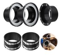 Kit de démarrage magnétique de collecte de poussière pour aspirateurs de menuiserie de 10,2 cm, système de collecteur de poussière magnétique un à plusieurs avec 1 connecteur de port magnétique + 2