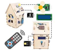 Kit de démarrage Maison en Bois Intelligente Électronique Automatisation Domestique Jouets d Apprentissage la Programmation capteurs DIY Ensemble éducatif STEM pour Adolescents Adultes Débutants