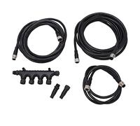 Kit de Démarrage NMEA 2000, Akozon Kit de Démarrage Kit de Combinaison de Terminaison de Connecteur de Câble ABS Antirouille pour Marine NMEA 2000