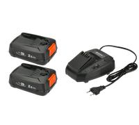 Batterie Gardena P4A PBA 18V/45; 18 V; 2x2,5 Ah; Li-ion + chargeur AL 1830 CV