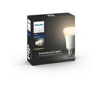 Kit de démarrage Philips 2 ampoules connectée Hue White E27 Bluetooth + Pont de connexion 9,5 W Blanc