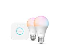 Kit de démarrage Philips Hue Essential 2x ampoules E27 A60 + Bridge Multicolore Blanc
