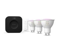 Kit De Démarrage Pro 3 Ampoules Connectées Philips Hue Gu10 Blanc + Variateur Dimmer Switch