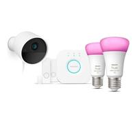 Pack sécurité PHILIPS Hue Secure WCA camera capt ampoules E27