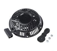 Kit de démarrage pour moteur 420cc 13.5HP 797747 Cordon de traction avec corde et tasse pour générateurs Nettoyeurs haute pression Plastique noir