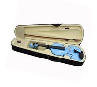 Kit De Démarrage Pour Violon 4/4 Instrument À Cordes Professionnel Parfait Pour Les Débutants Violons Acoustiques(Blue)