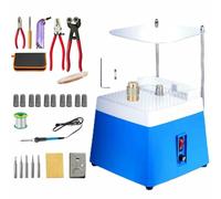 Kit de Démarrage pour Vitraux Complet avec Meuleuse, Comprend Un Coupe-verre, Un Fer À Souder, Une Feuille de Cuivre, Un Fil À Souder Et Des Manchons pour les Doigts