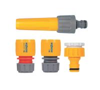 Kit de démarrage raccord tuyau arrosage 12,5mm / 15mm Hozelock