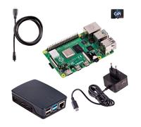 Kit de démarrage Raspberry Pi 4 8 Go de RAM - Bundle officiel avec boîtier, alimentation, MicroSD 128 Go et câble HDMI