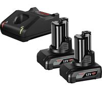 Kit de démarrage sans fil GBA 12 volts / 2x 4,0 Ah Bosch + chargeur rapide GAL 12V-40
